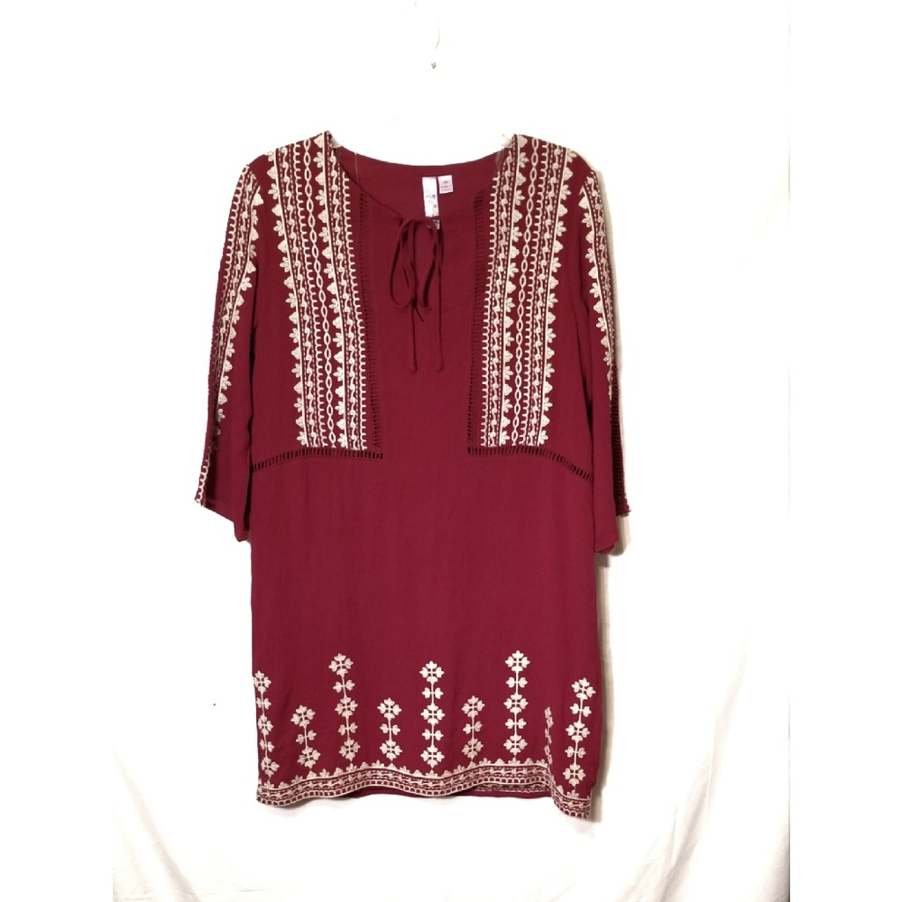 Alya Wine Colored Dress